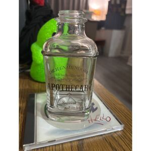 Apothecary‎ Glass Bottle Halloween Goth Spooky Decor Steampunk